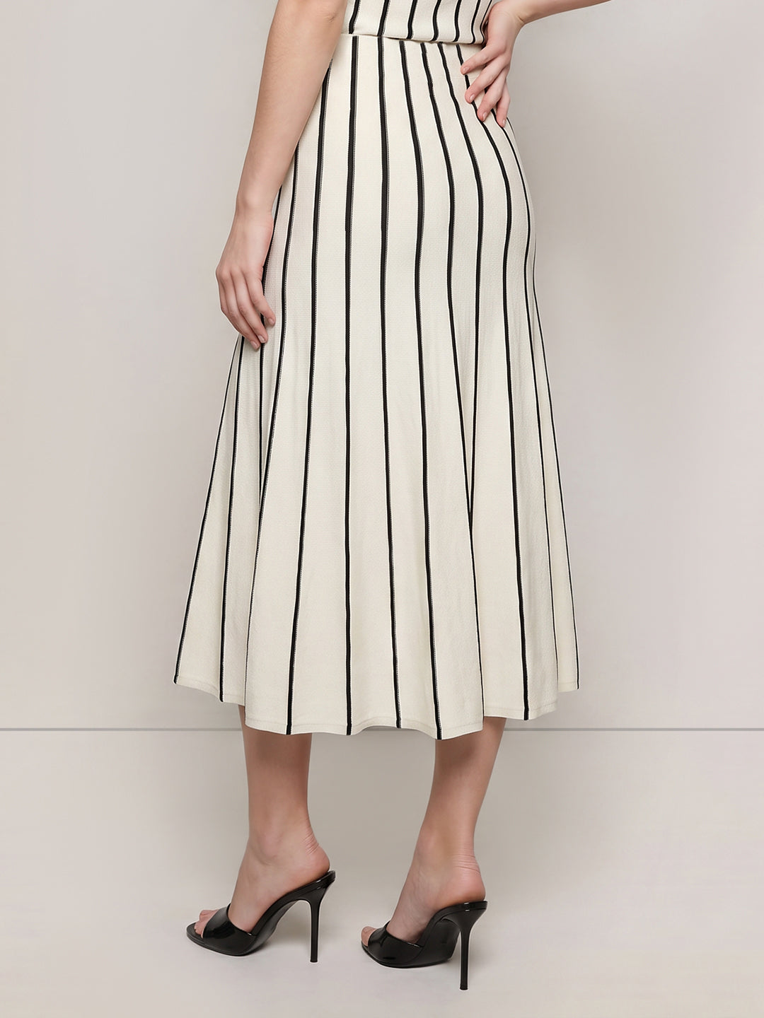 Striped Knit Skirt