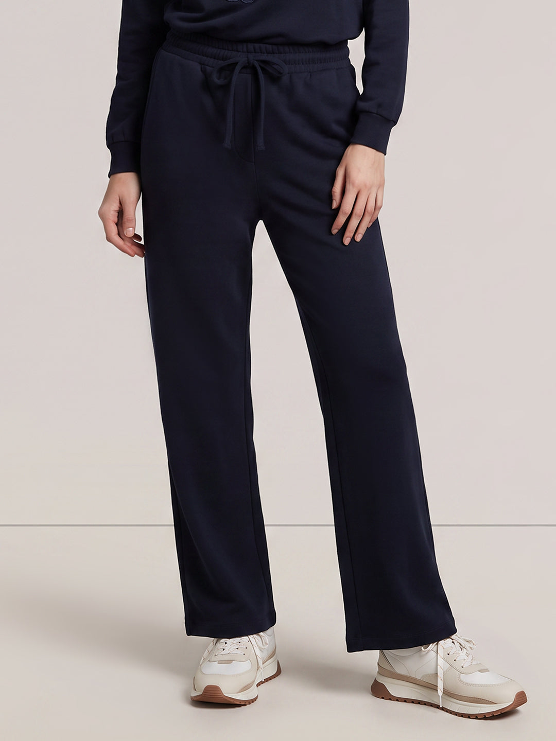 Dark Blue High Rise Sweatpants