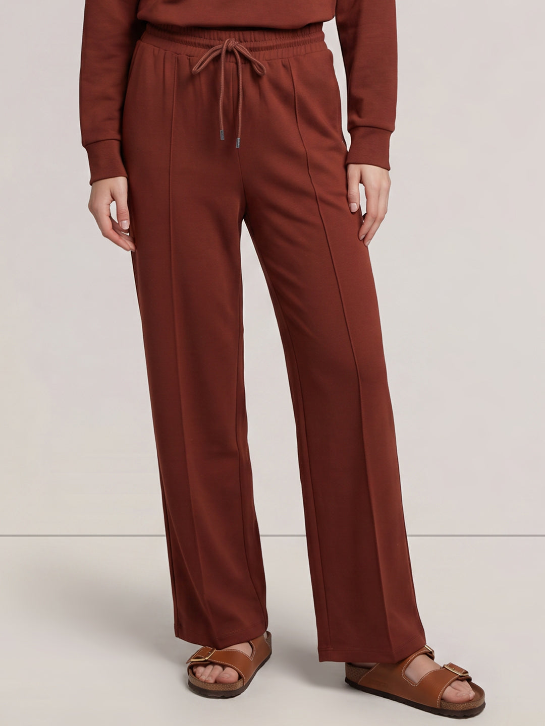 Dark Brown High Rise Sweatpants