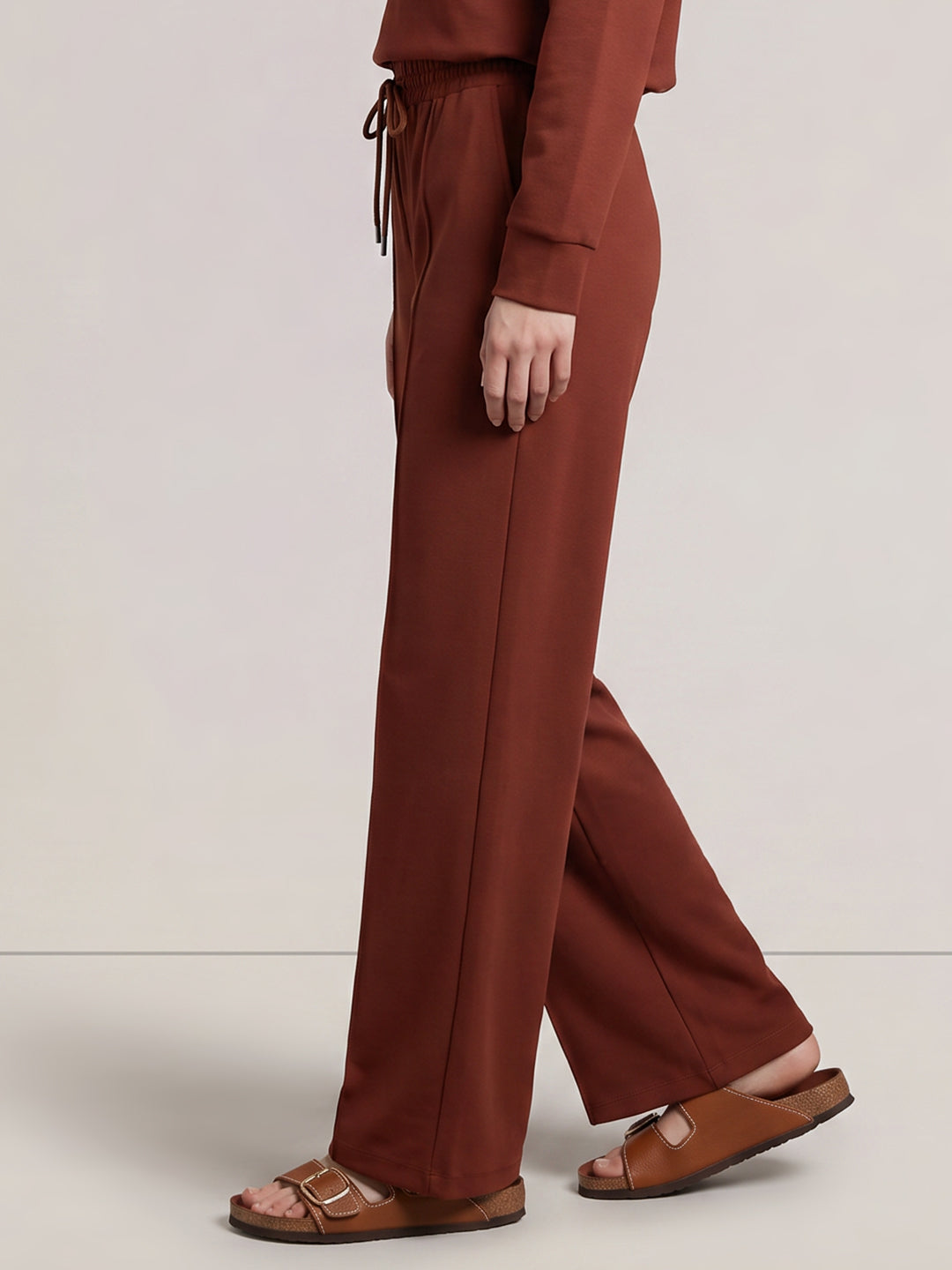 Dark Brown High Rise Sweatpants