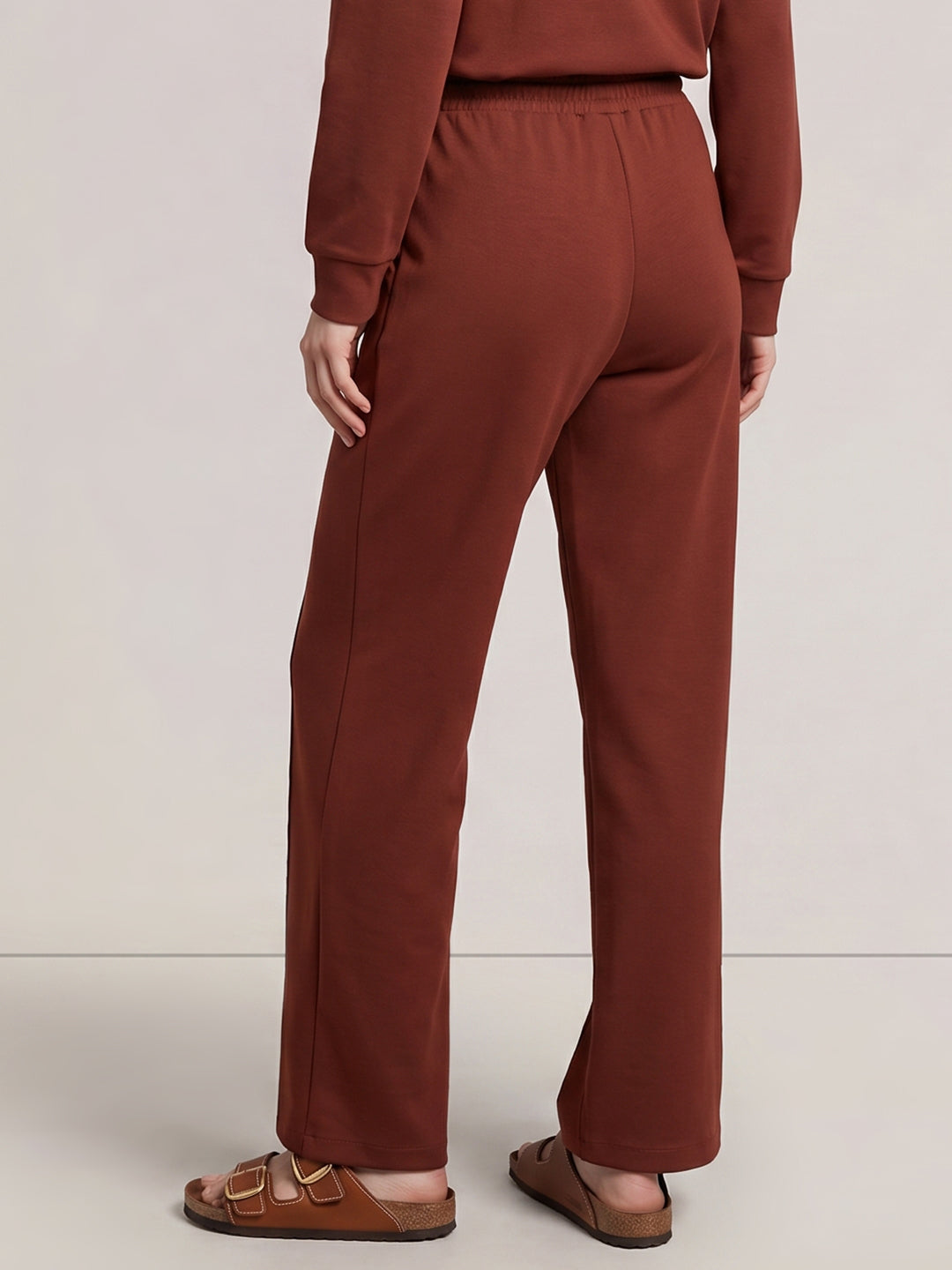 Dark Brown High Rise Sweatpants