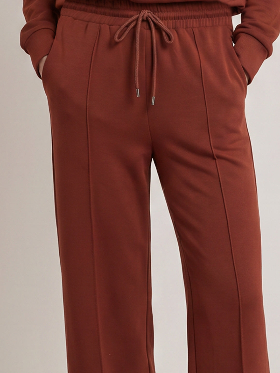 Dark Brown High Rise Sweatpants