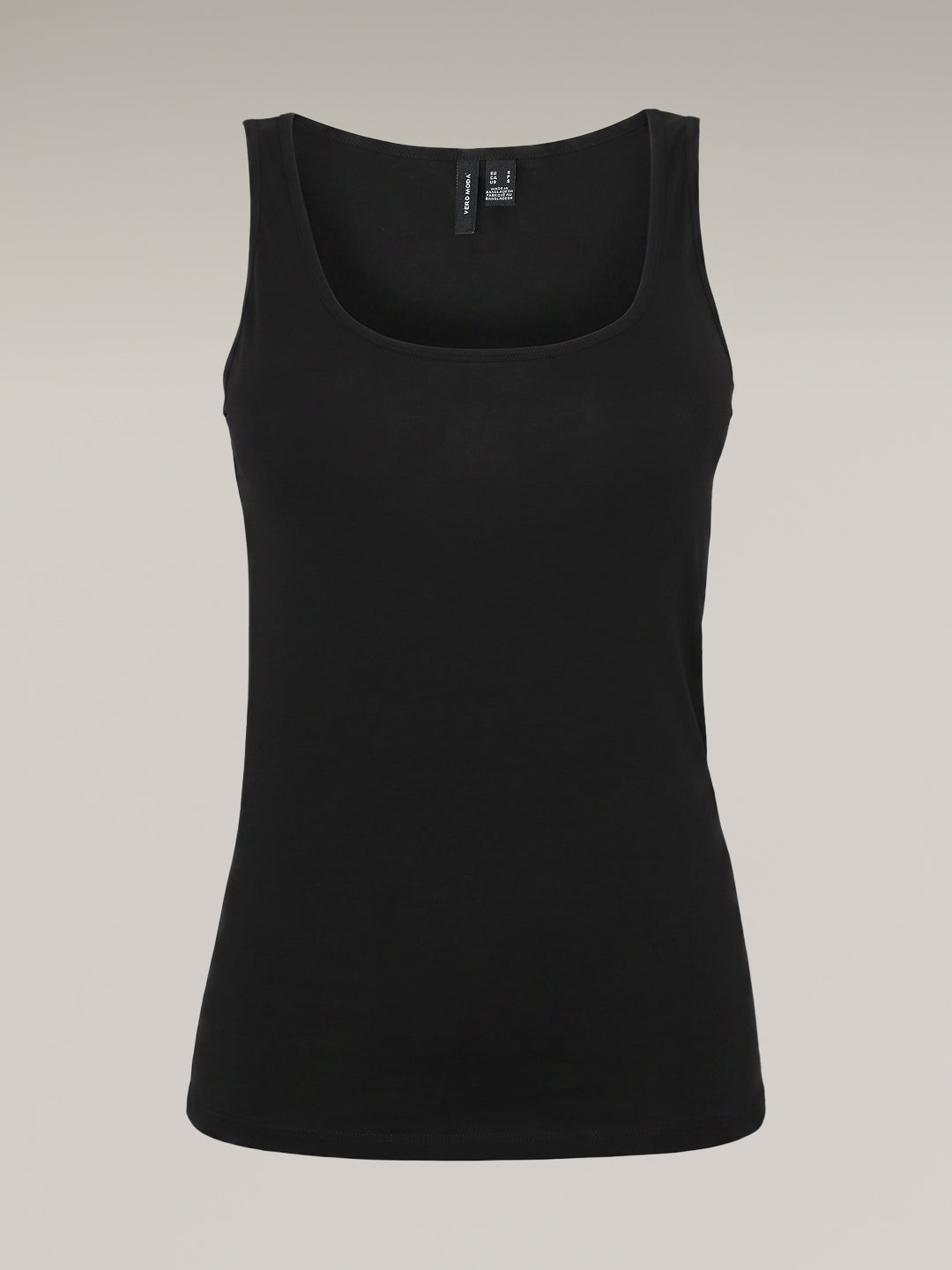 Black Long Tank Top