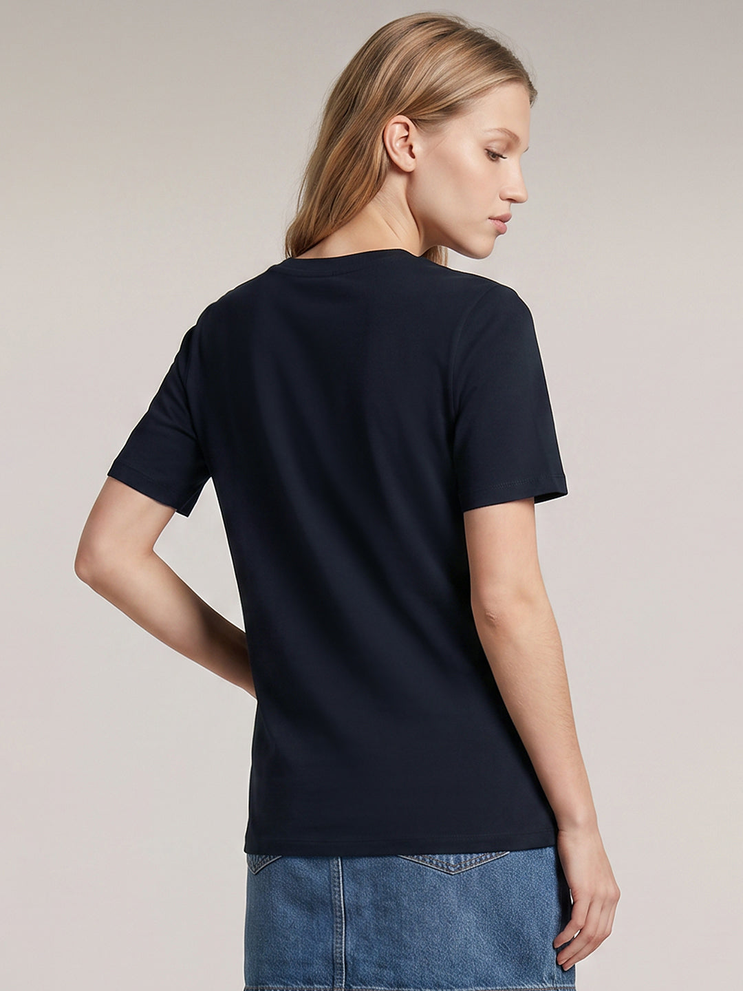 Navy Blue Organic Cotton T-Shirt