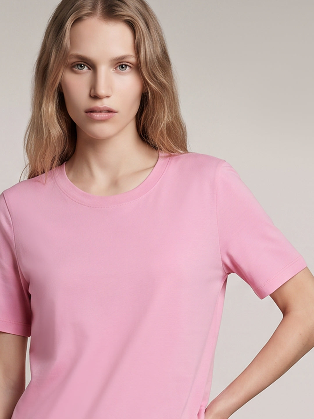Pink Organic Cotton T-Shirt