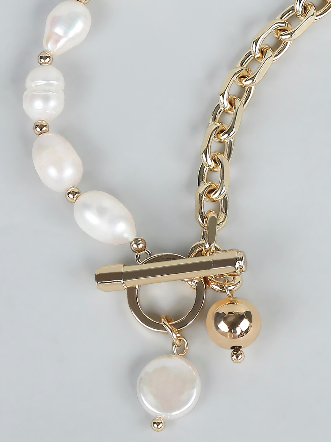 Golden Pearl Bracelet