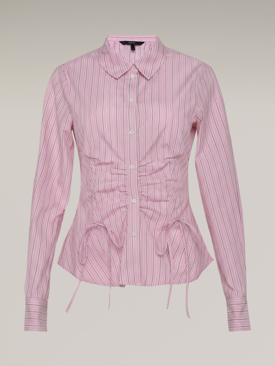 Pink Striped Shirt