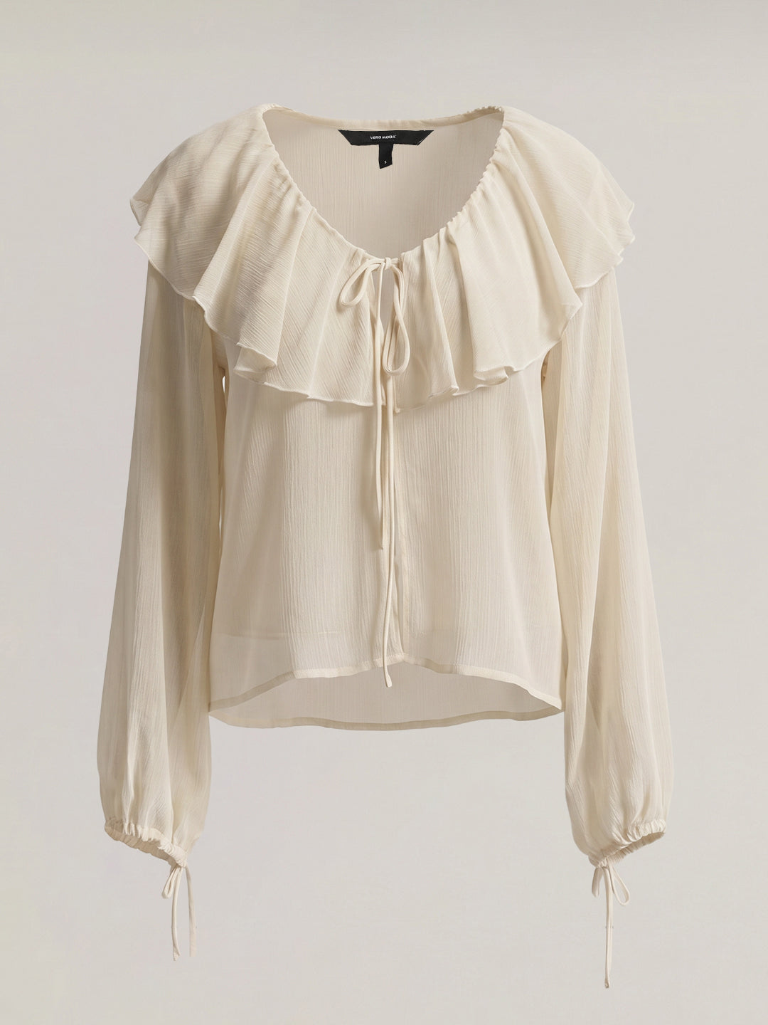 Ruffle V-Neck Top