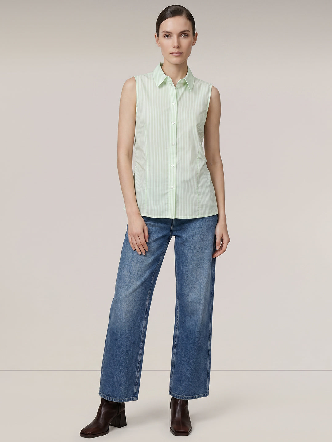 Light Blue Mid Rise Bootcut Jeans