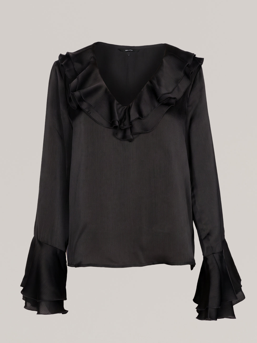 Black V-Neck Top