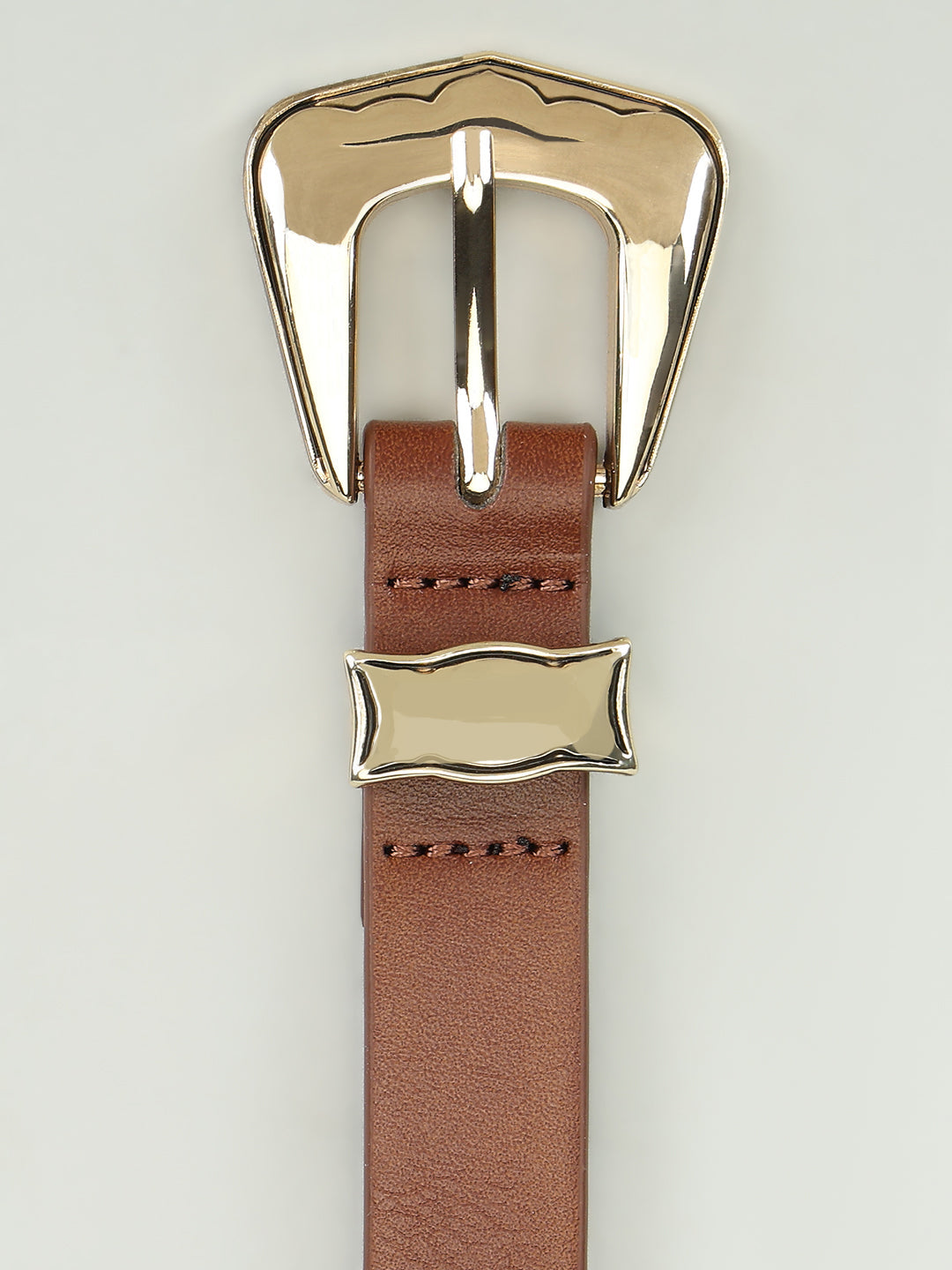 Beige Slim Belt
