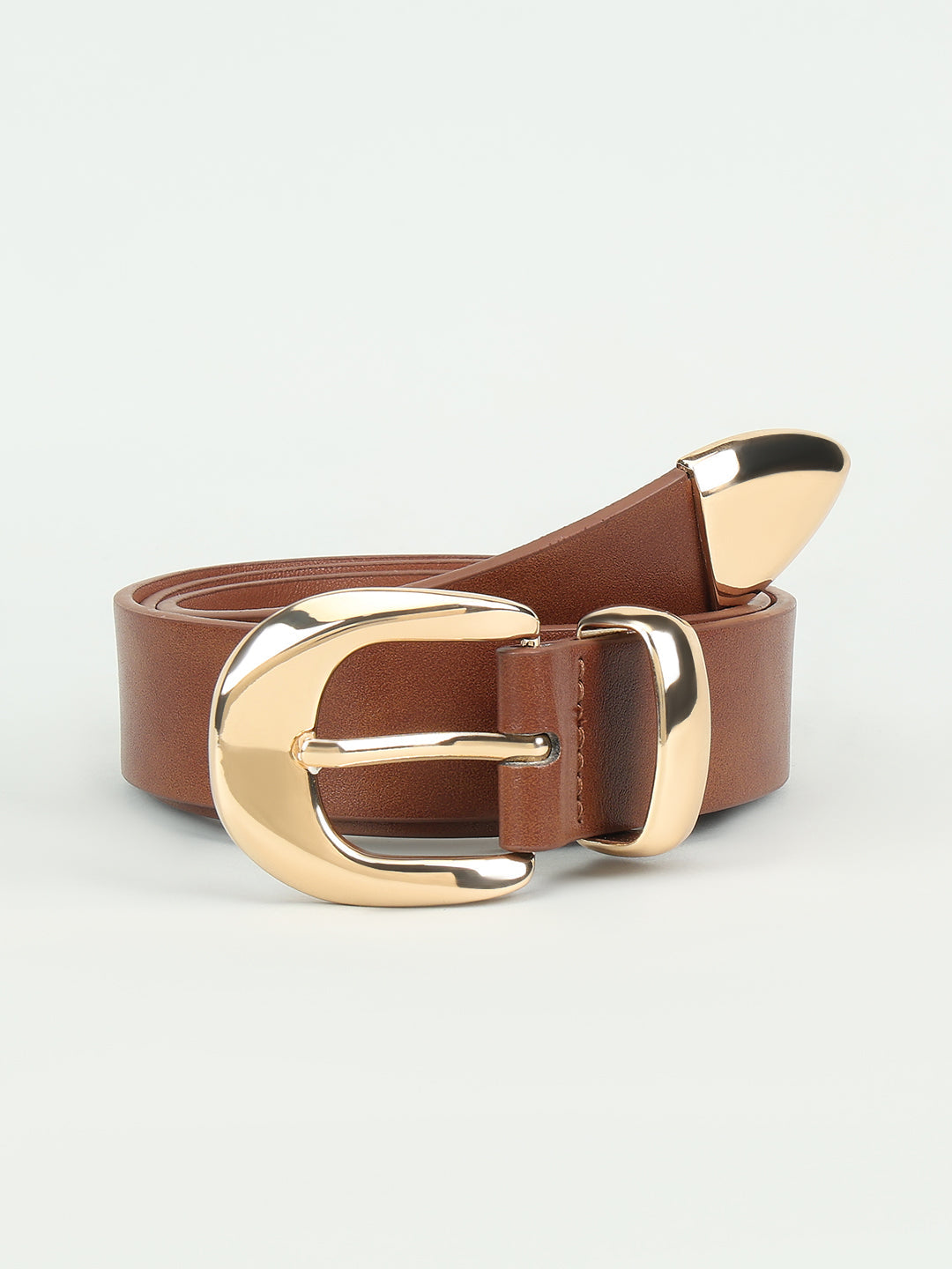 Beige Slim Belt