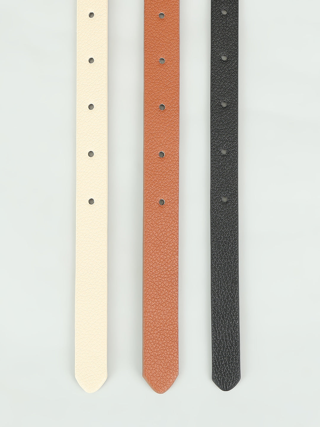 Grey Pack of 3 Belts
