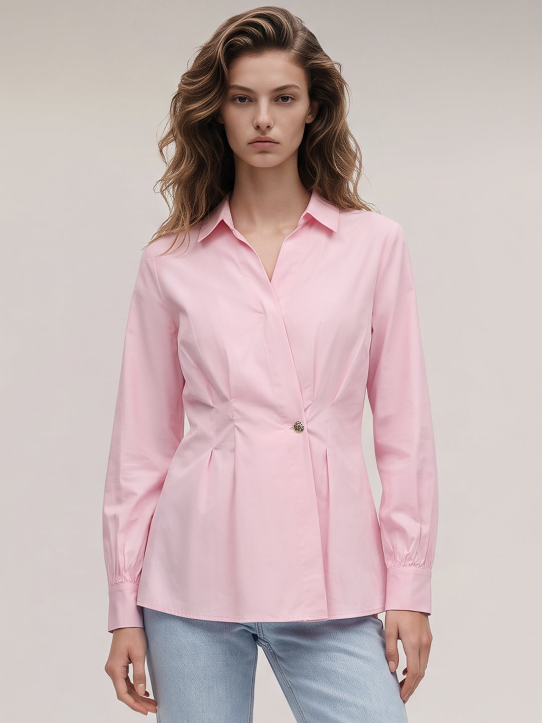 Pink Cotton Shirt
