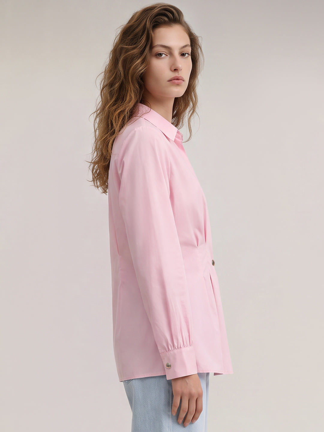 Pink Cotton Shirt