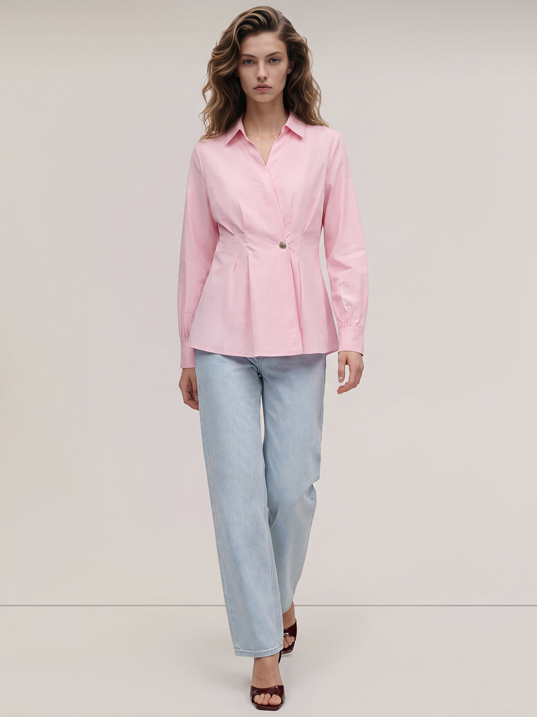 Pink Cotton Shirt