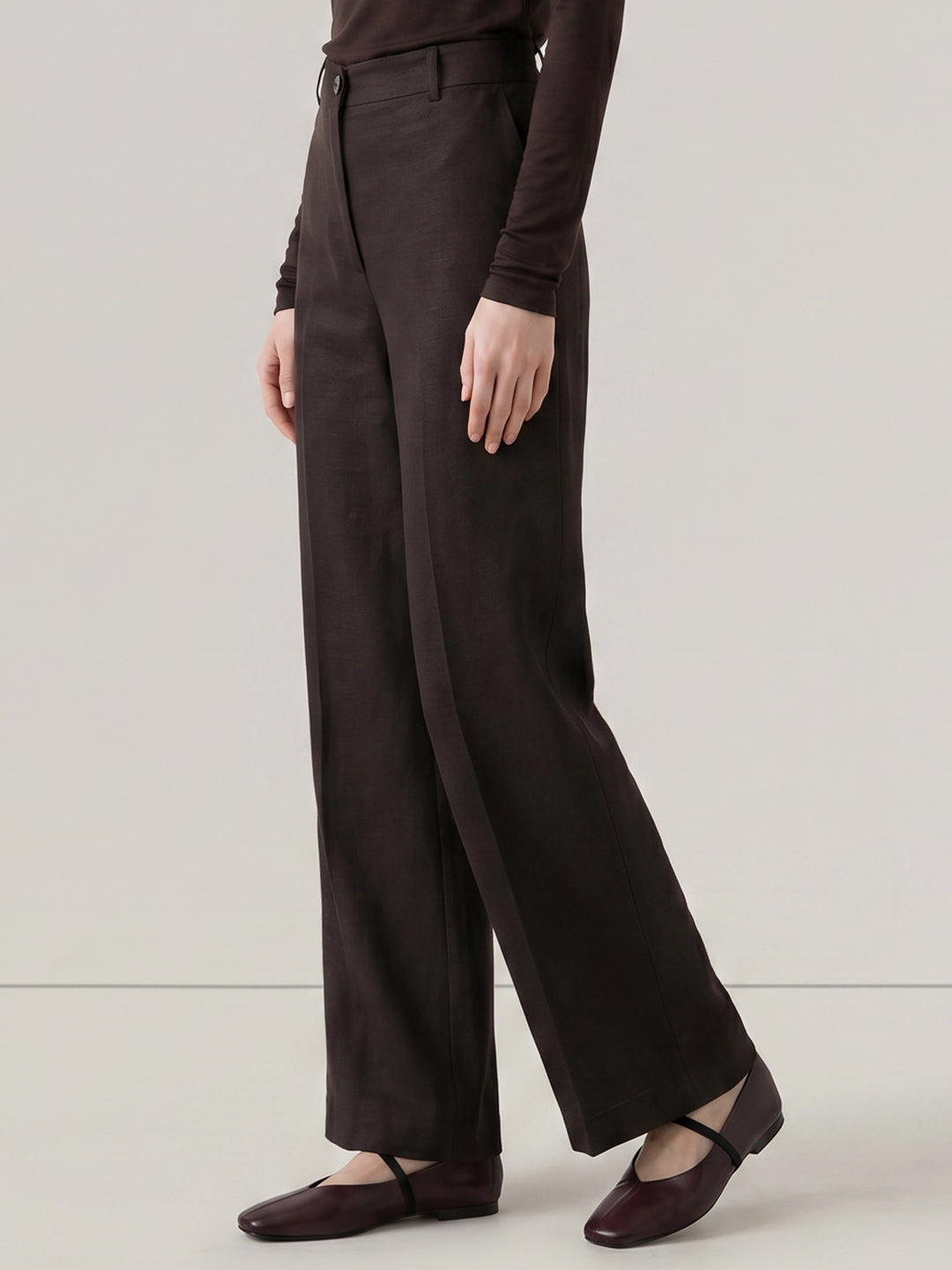 Dark Brown Pants