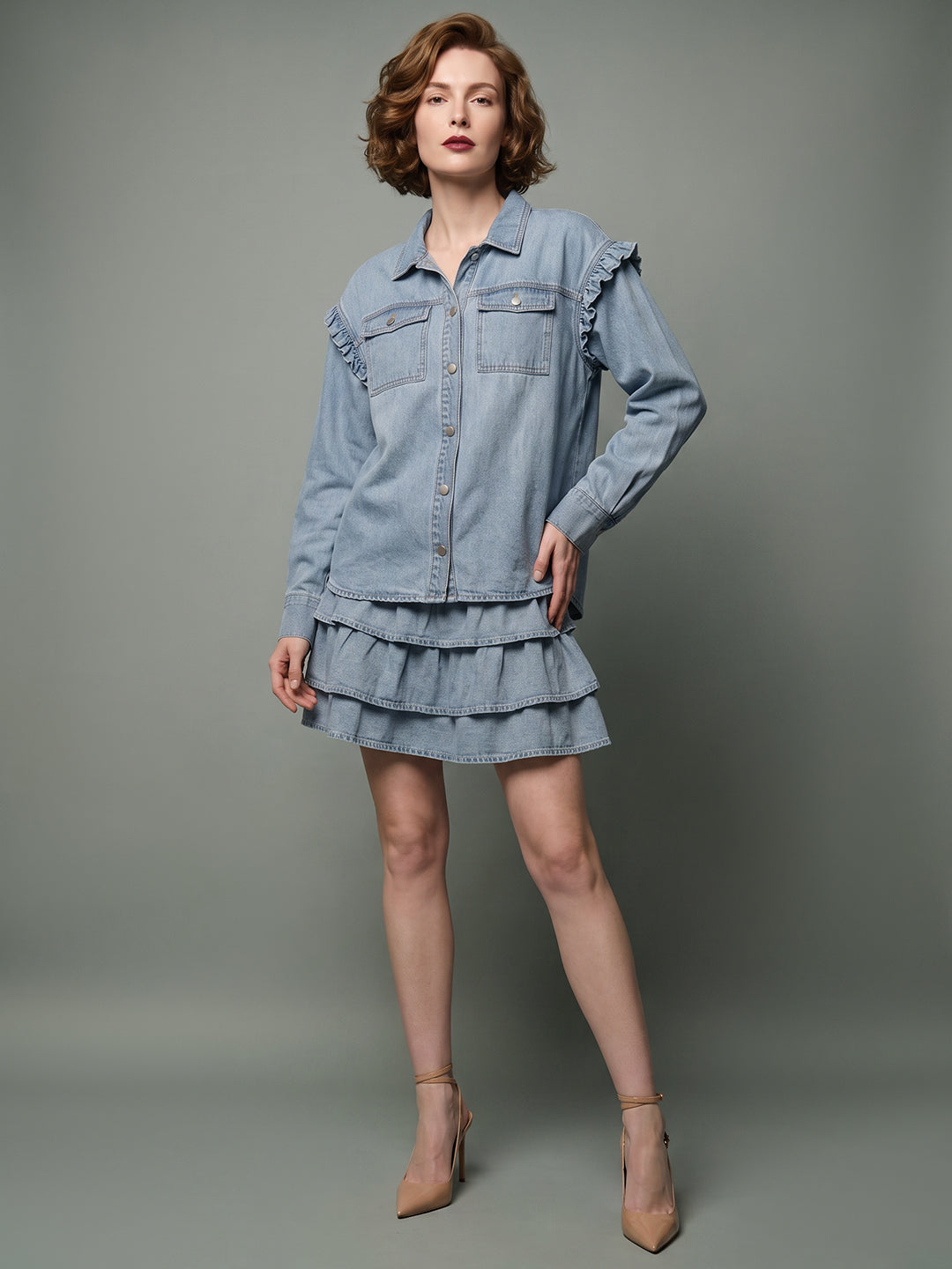 VERO MODA X Marilyn Monroe Denim Shirt