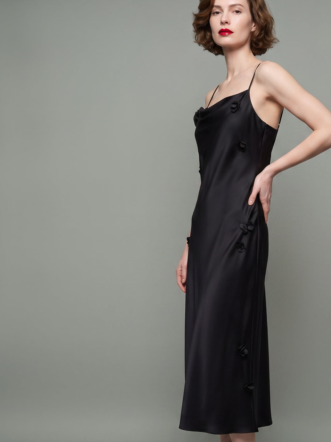VERO MODA X Marilyn Monroe Satin Slip Dress