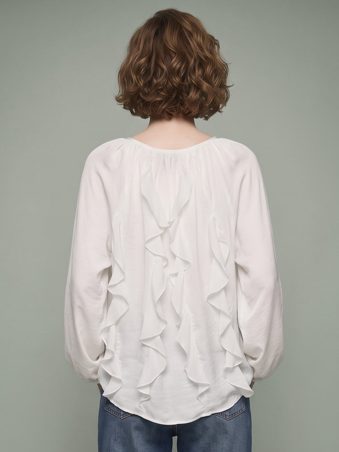 VERO MODA X Marilyn Monroe Ruffle Detail Top