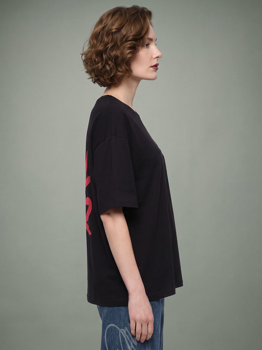 VERO MODA X Marilyn Monroe Black Printed T-shirt