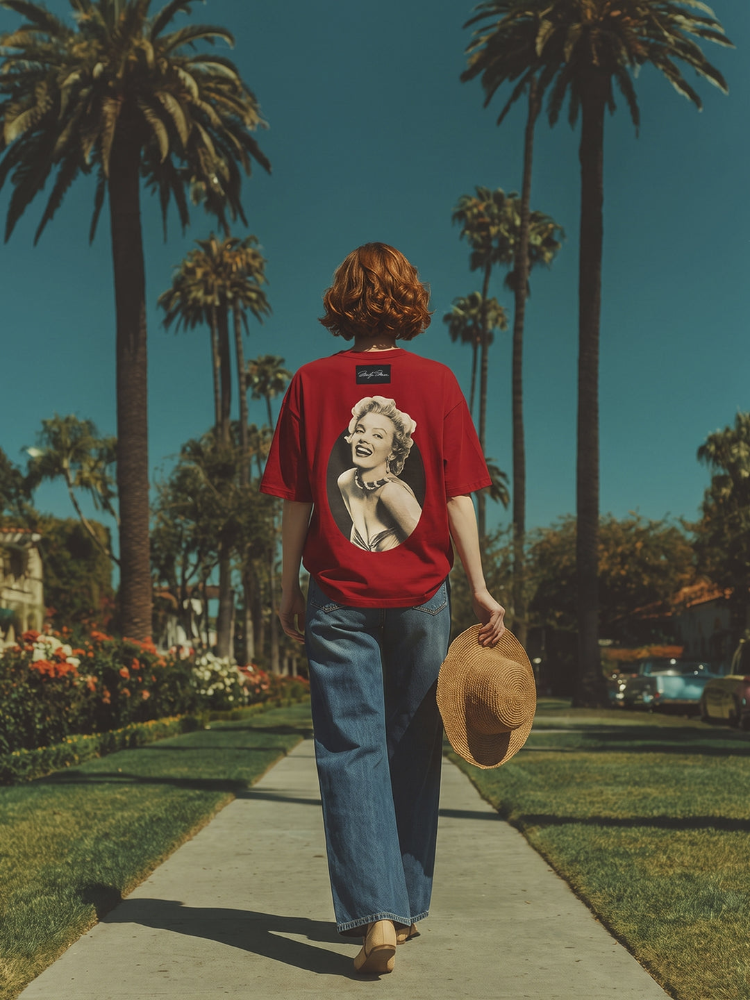 VERO MODA X Marilyn Monroe Red Printed Sweatshirt