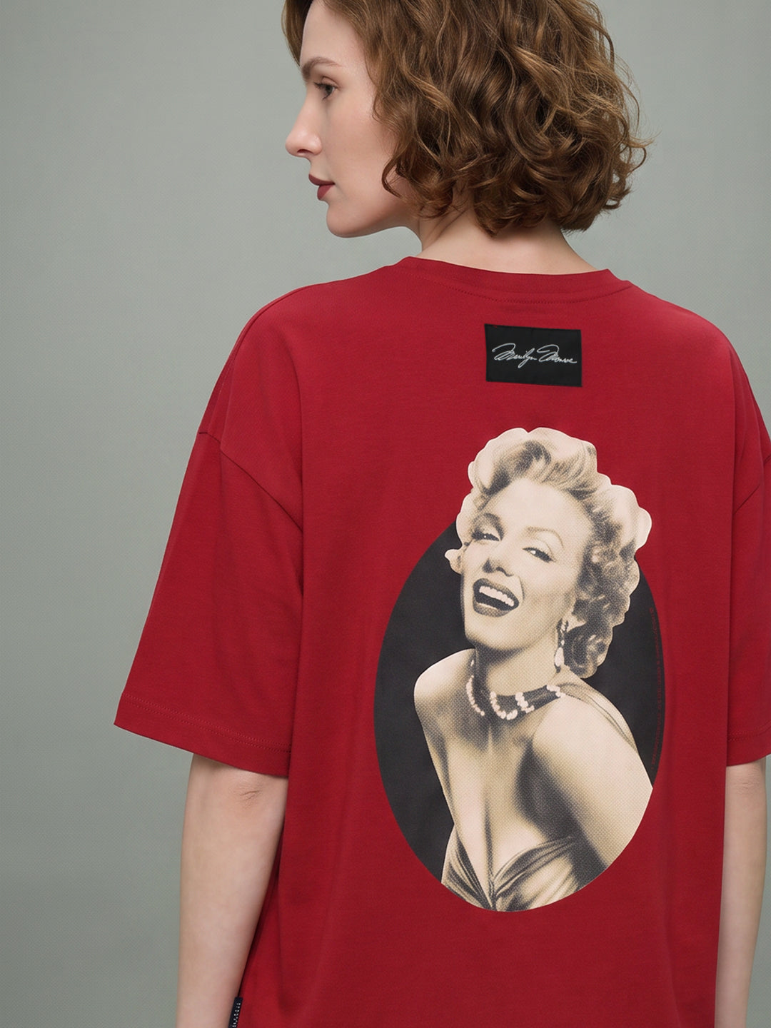 VERO MODA X Marilyn Monroe Red Printed Sweatshirt