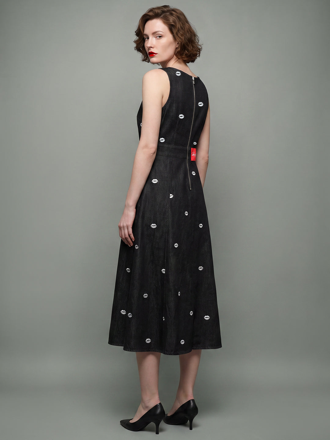 VERO MODA X Marilyn Monroe Printed Denim Dress