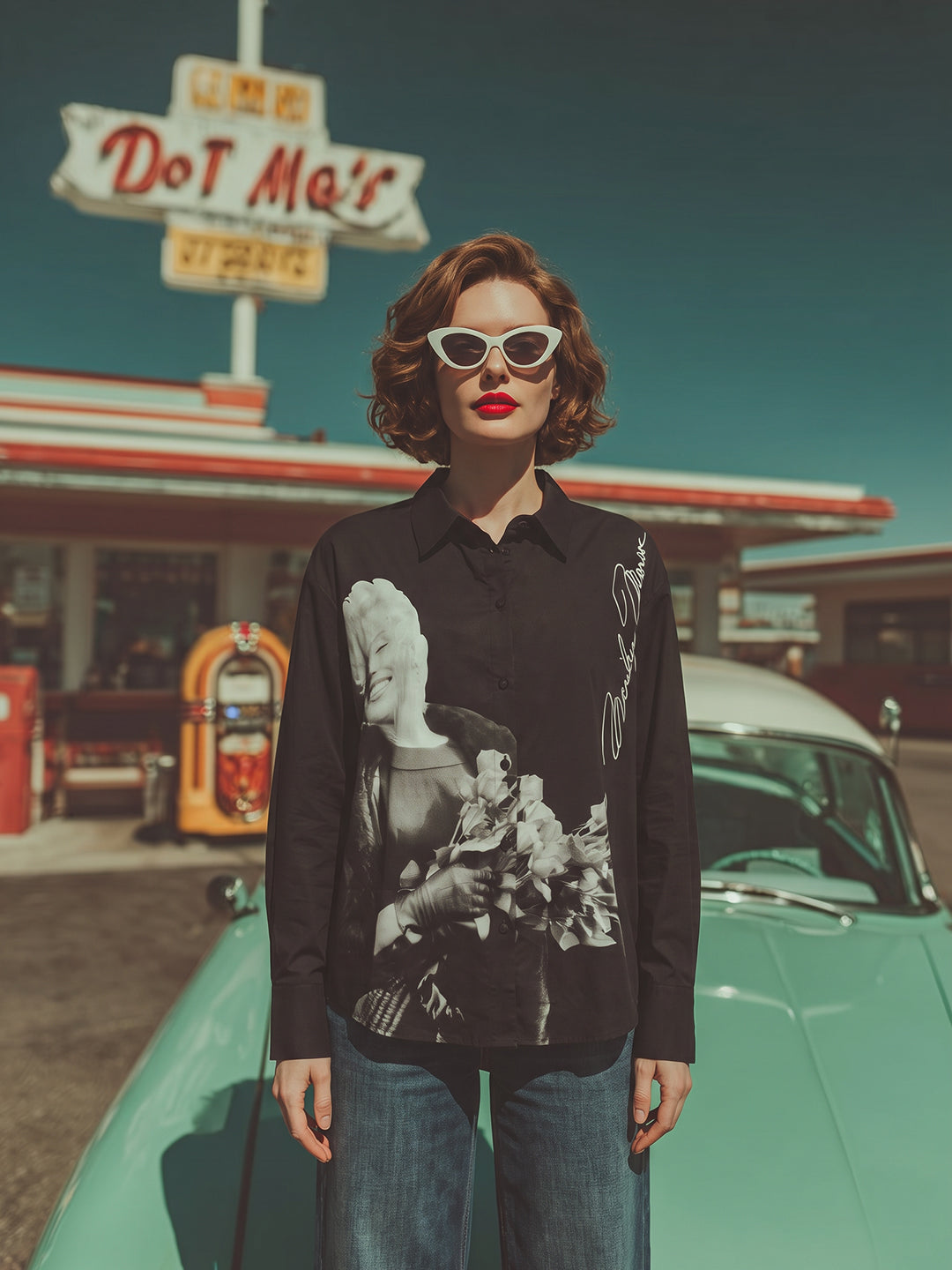VERO MODA X Marilyn Monroe Printed Shirt