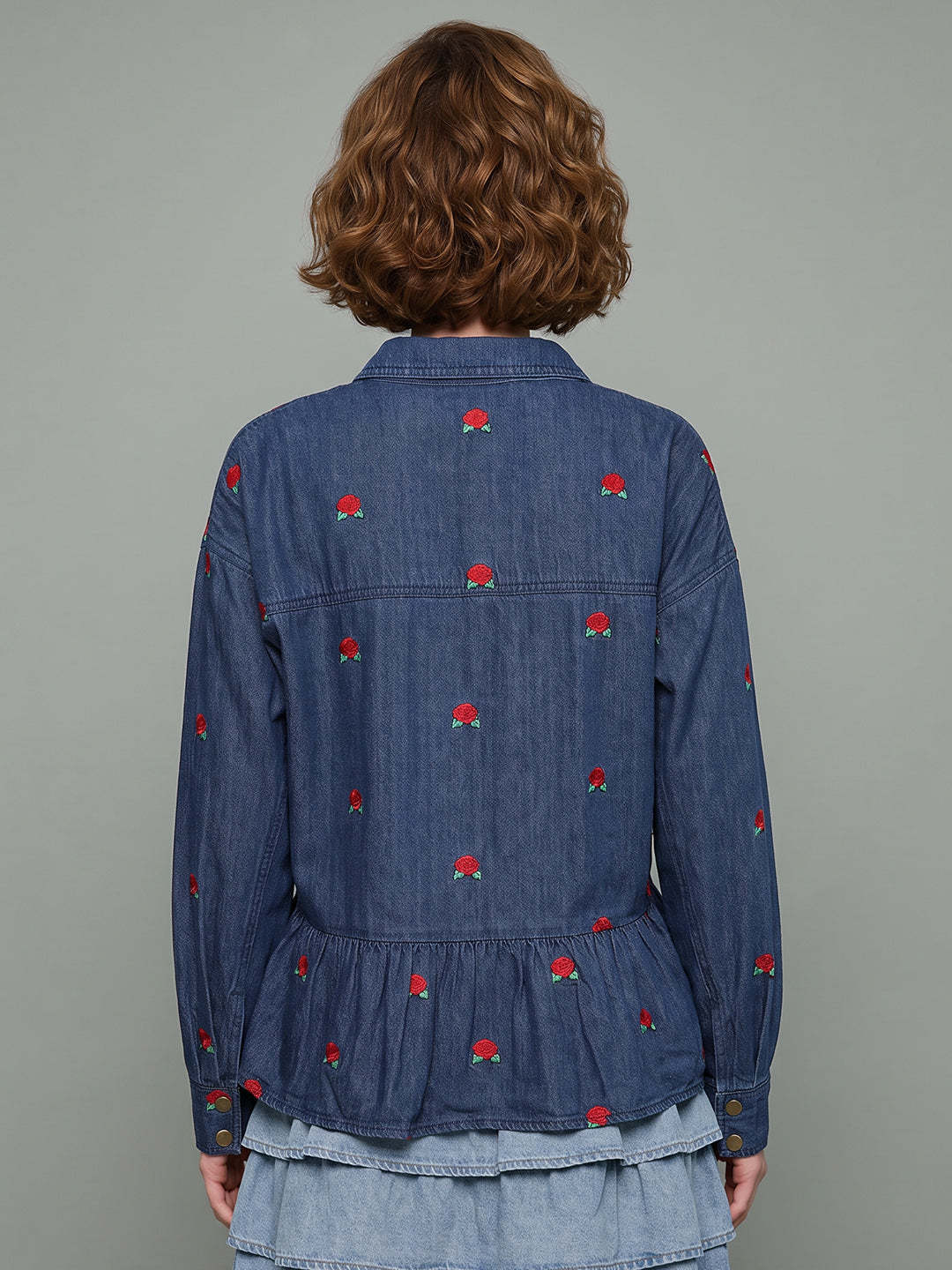 VERO MODA X Marilyn Monroe Printed Denim Shirt