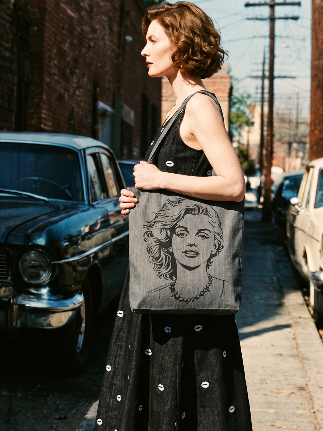 VERO MODA X Marilyn Monroe Printed Tote Bag