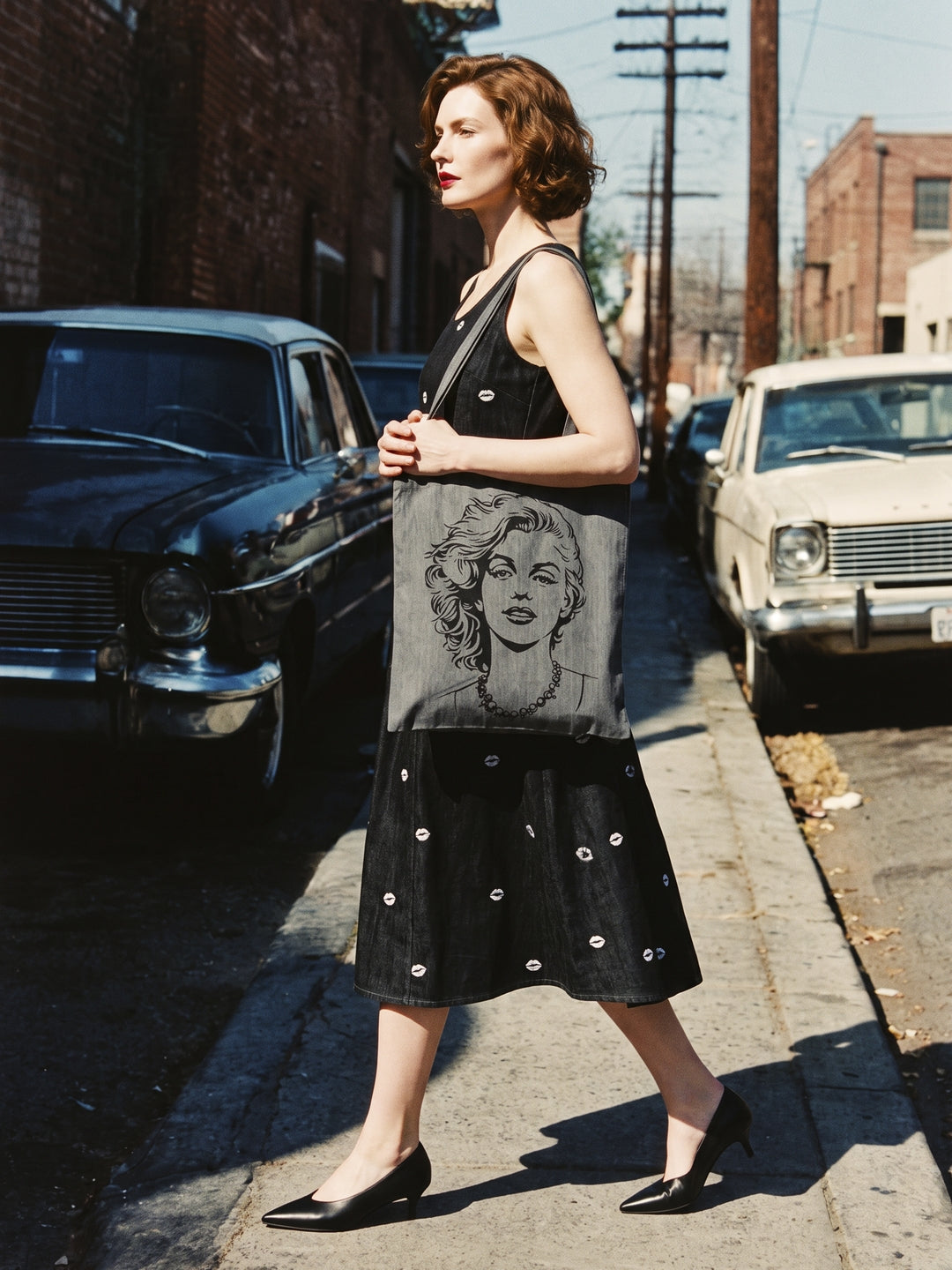 VERO MODA X Marilyn Monroe Printed Tote Bag