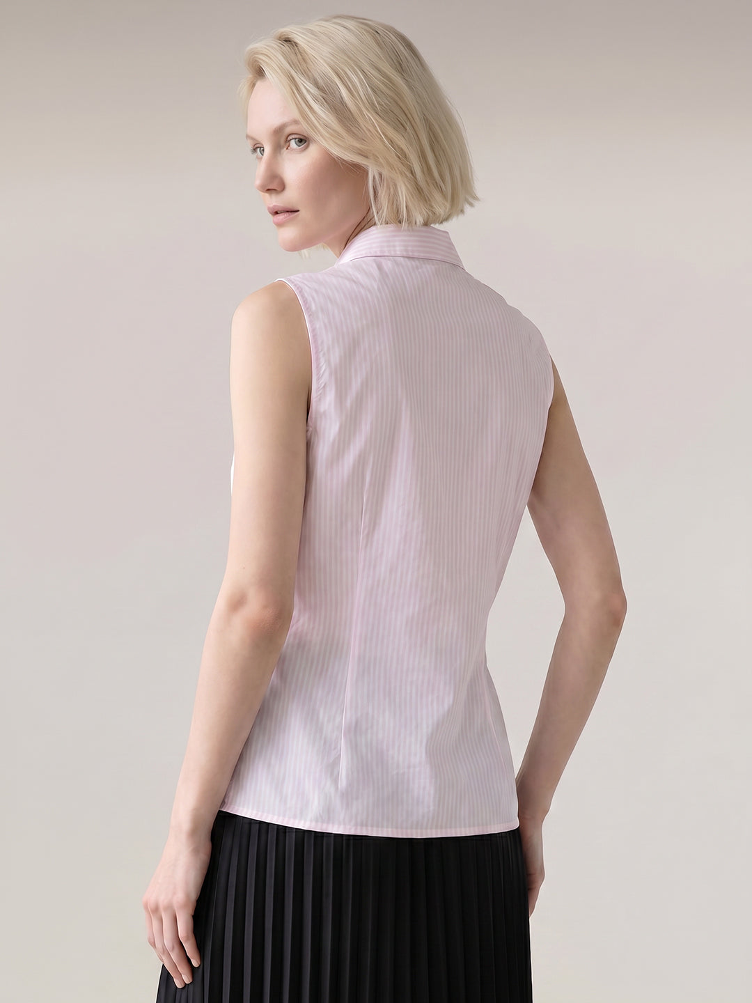 Light Pink Striped Shirt