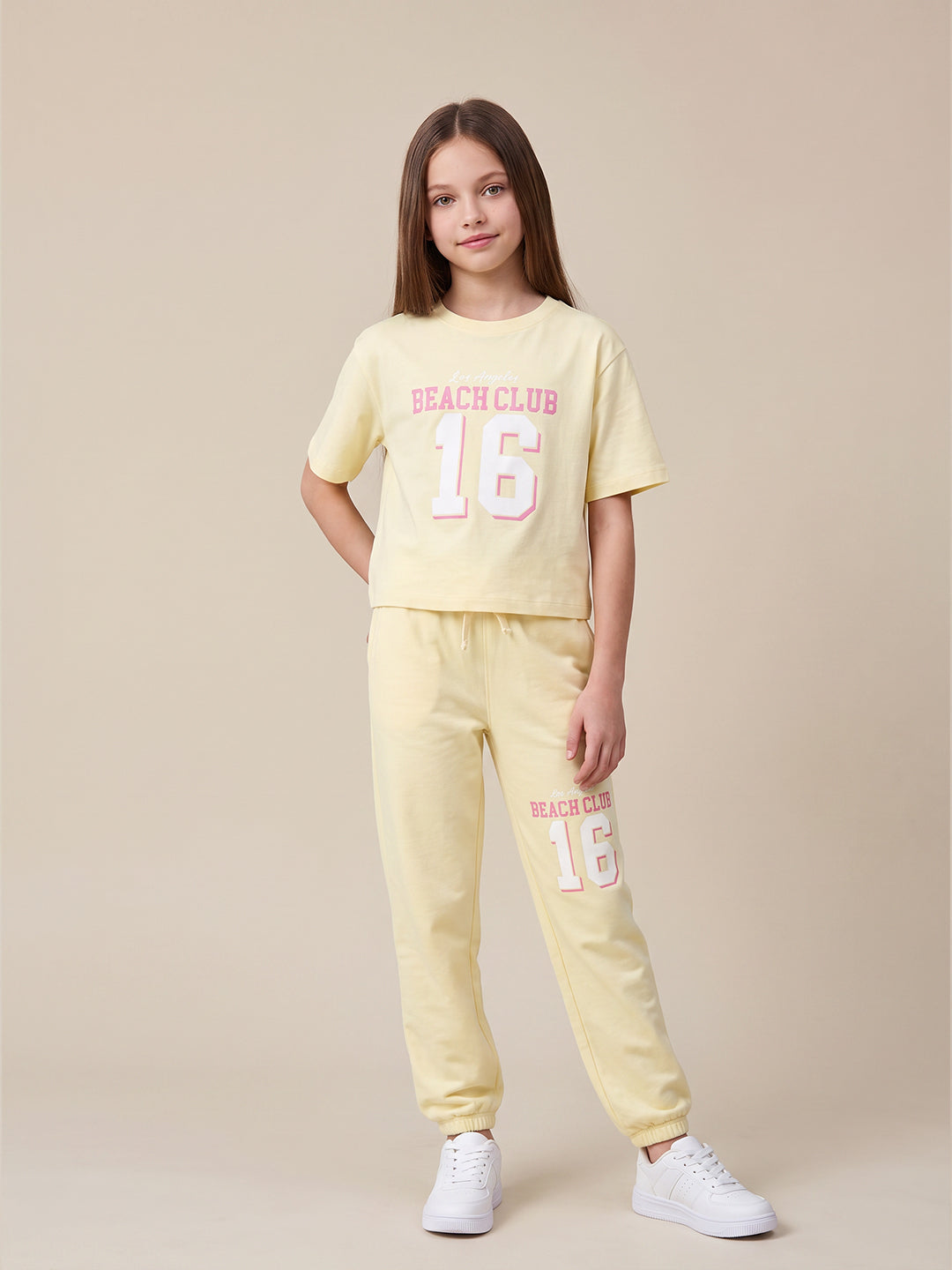GIRLS Yellow Printed Top