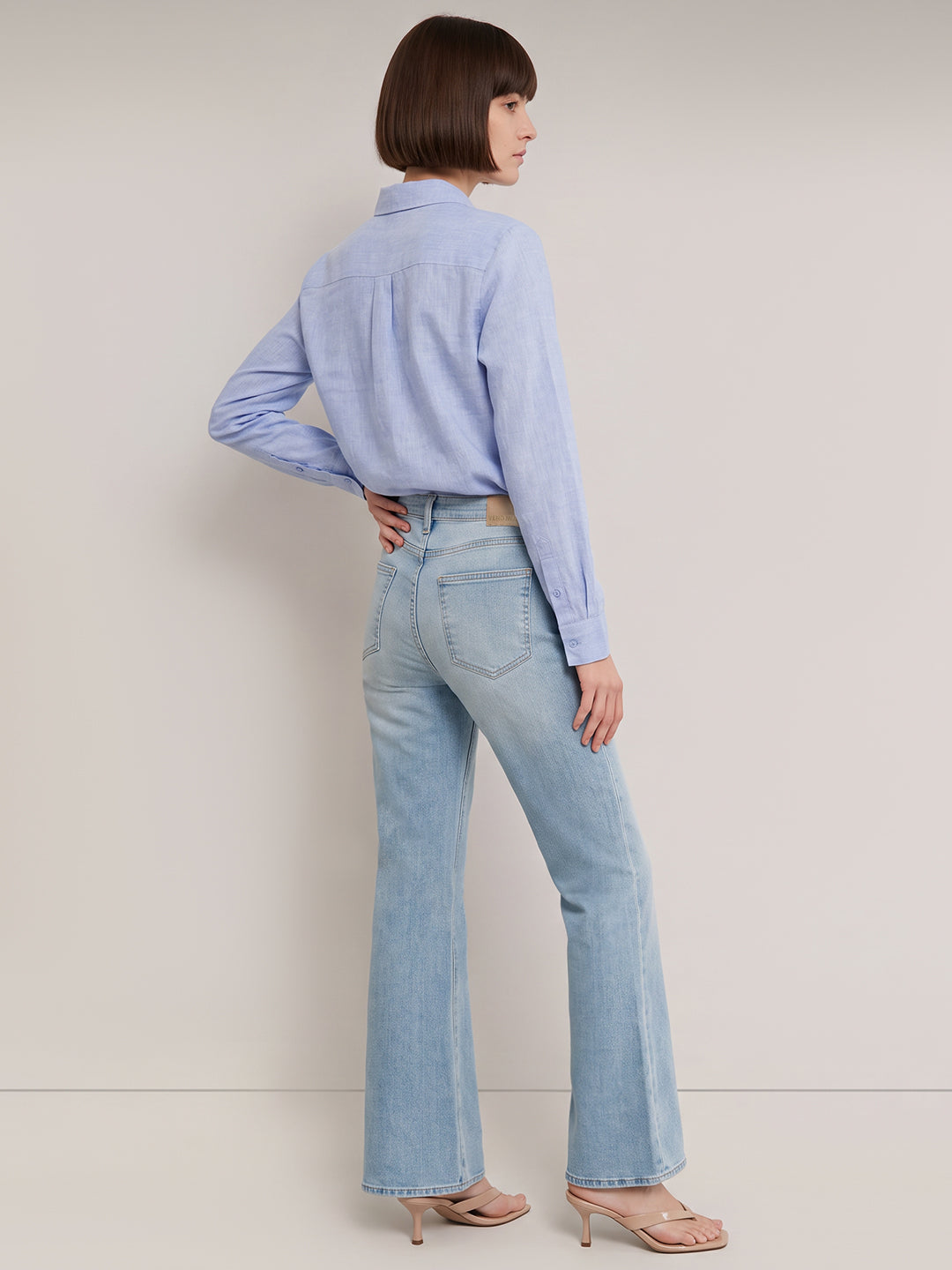 Light Wash Bootcut Jeans